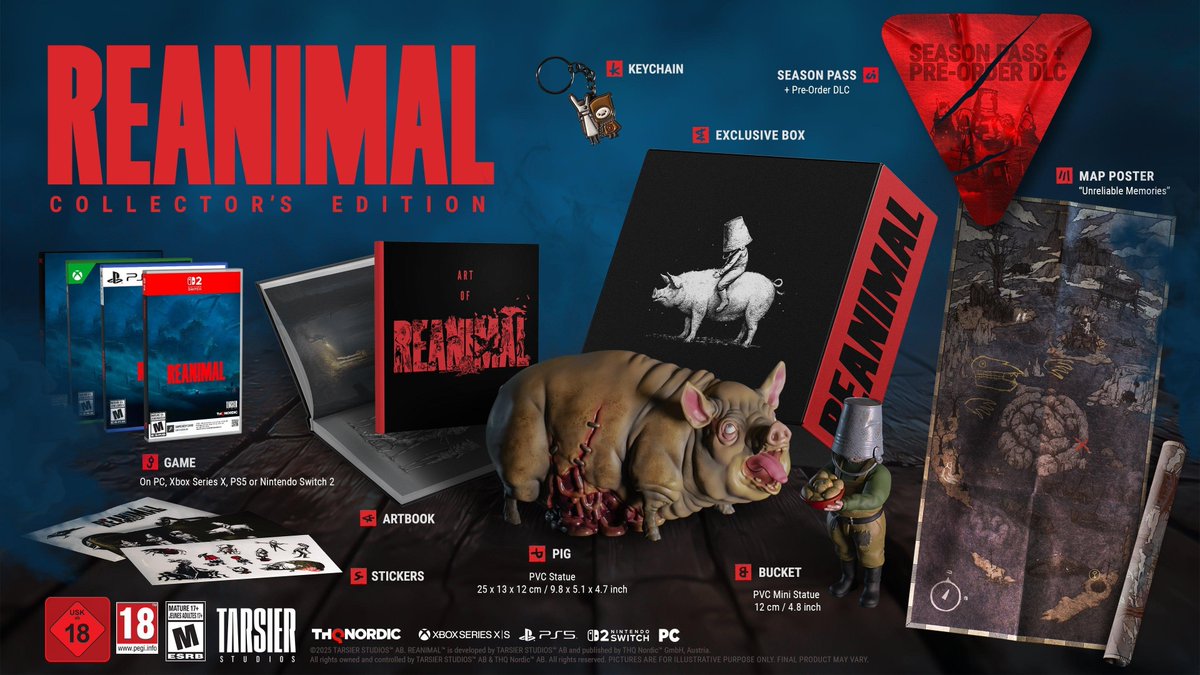 Wario64's tweet photo. REANIMAL: Collector's Edition (PS5/XSX/Switch 2 KC) available on Amazon ($199.99) https://t.co/POpCY2qGFL #ad https://t.co/xttxDVgur0