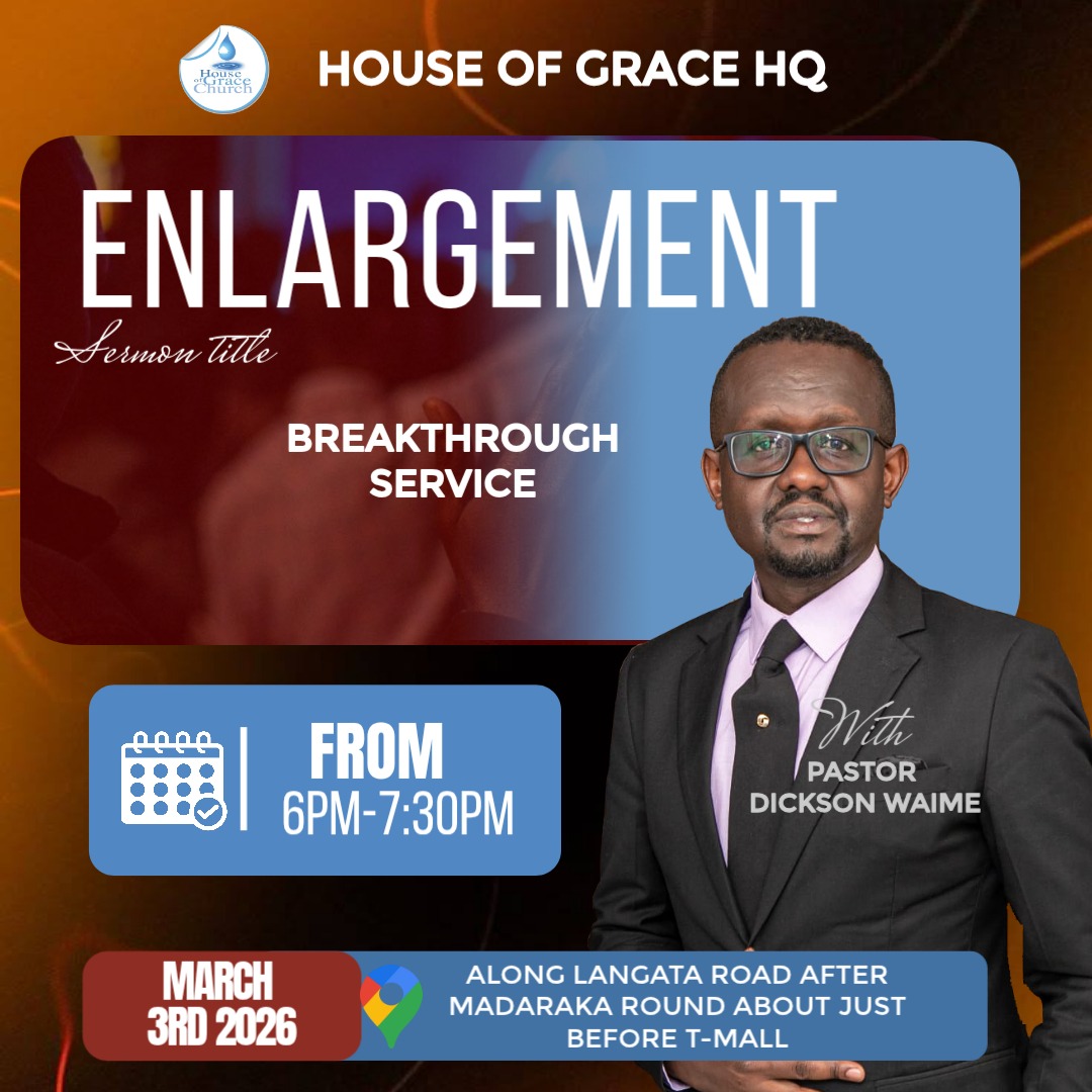 HouseOfGraceHQ's tweet photo. Join us today evening for our breakthrough service. With our own pastor @dickson_waime https://t.co/wm238ecEs2