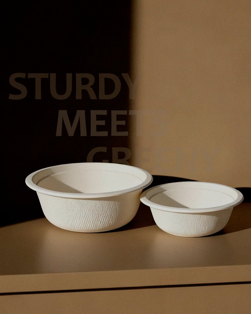 MonicaMo626520's tweet image. On-the-go eating just got an upgrade. 🥣
Whether you’re grabbing a salad between meetings, picnicking in the park, or fueling up after a hike, these molded fiber bowls have your back.
 #plasticfreeparty #togopackaging #moldedfiberpackaging  #mviecopack #b2b #foodservicedesign