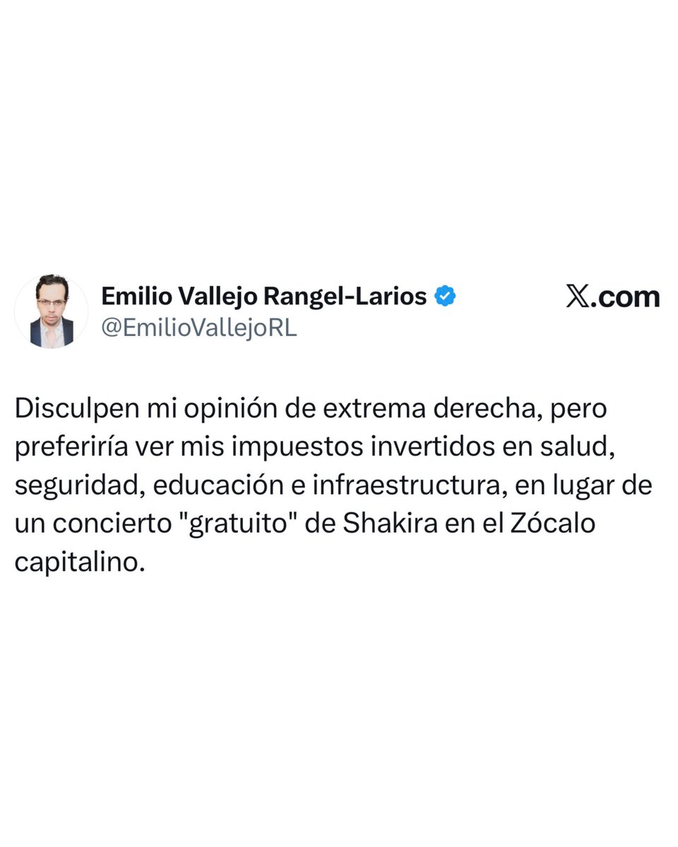 marcelcarrillog's tweet photo. Si pedir hospitales equipados en lugar de un concierto de Shakira es ser de “extrema derecha”, entonces algo está profundamente mal en el debate público.
El espectáculo dura horas. La crisis lleva años. https://t.co/fulReJYgWm
