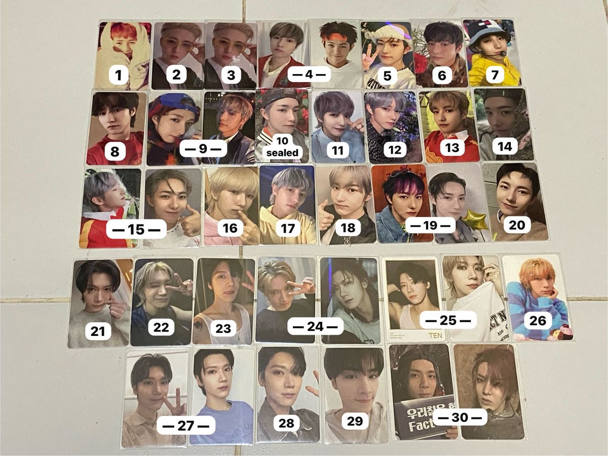 hrjcaa23's tweet photo. 💚WTS Photocard NCT Dream WayV💚

CLEARANCE SALE

☑️Start from 10k
☑️DM for condi
☑️Inc all (freebies)
☑️Min take 5 pc free PC official

❇️Take all? 700k
📍Sby, Jatim

https://t.co/LtHA6nLc1R

Tags. Wtb wts pc pct dream wayv renjun ten xiaojun johnny yuta istj mfal golden age pob https://t.co/pFaFcFib4P
