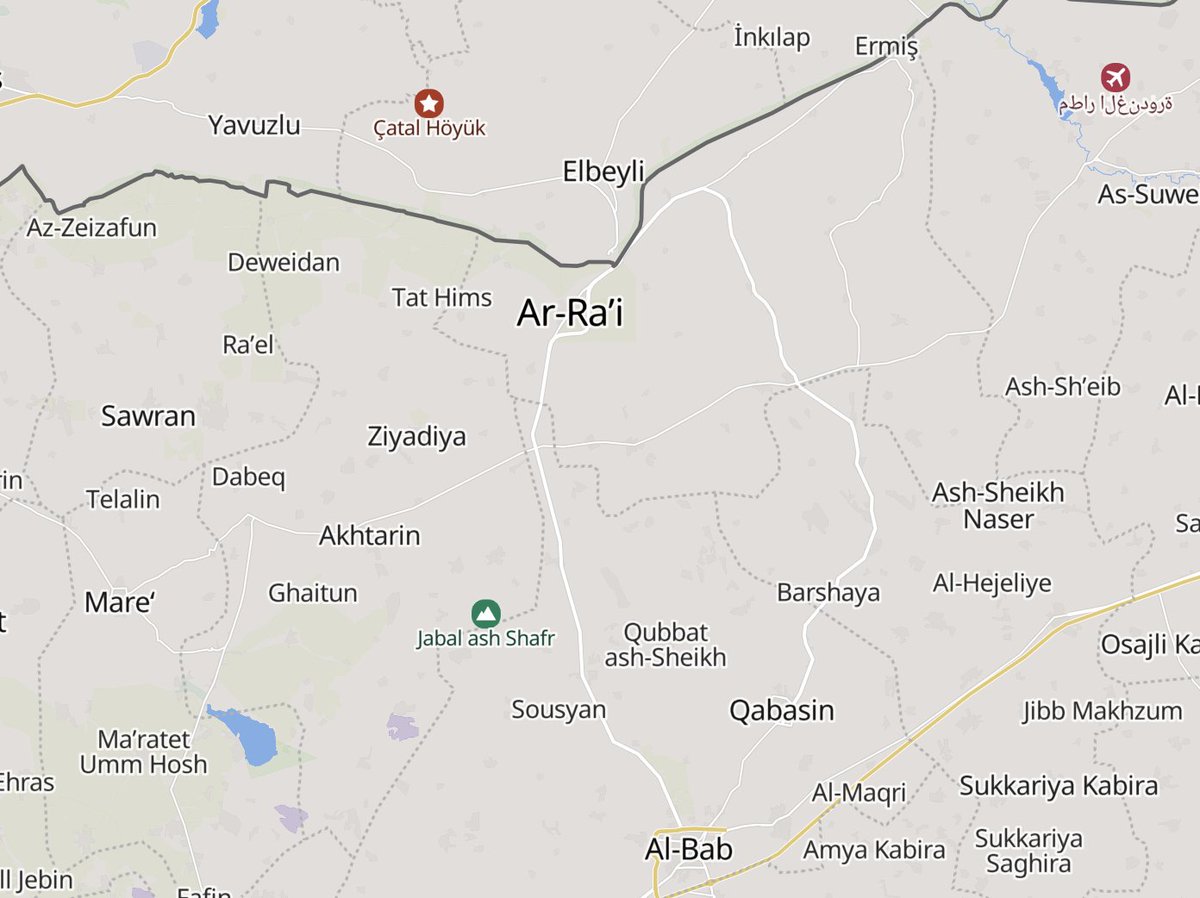 TracTerrorism's tweet image. Suspected #IslamicState (IS) Assassinate Two Syrian Regime Forces Members in al-Ra’i, Northern Aleppo Countryside, #Aleppo Governorate, #Syria
Read more: trackingterrorism.org/chatter/suspec…