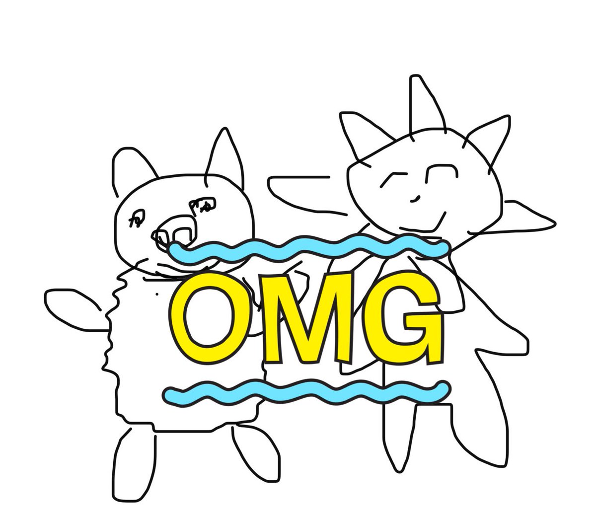 ひなたさんにとんかつさんとのペア画頼まれたけど
傑作すぎるからお金取ろうか悩んでる