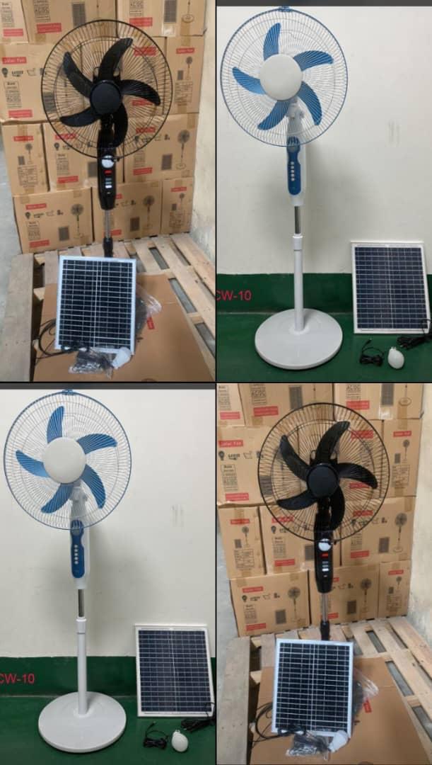Solar powered AC + DC
• Built-in high-capacity rechargeable battery
• 16-inch standing fan with strong airflow
• 3 speed levels (Low / Medium / High)
• LED light + free bulb included 💡
.USB port for charging
💰 Price: ₦55,000

Moore Made in Lagos Ambo 50 Nigerian Slept