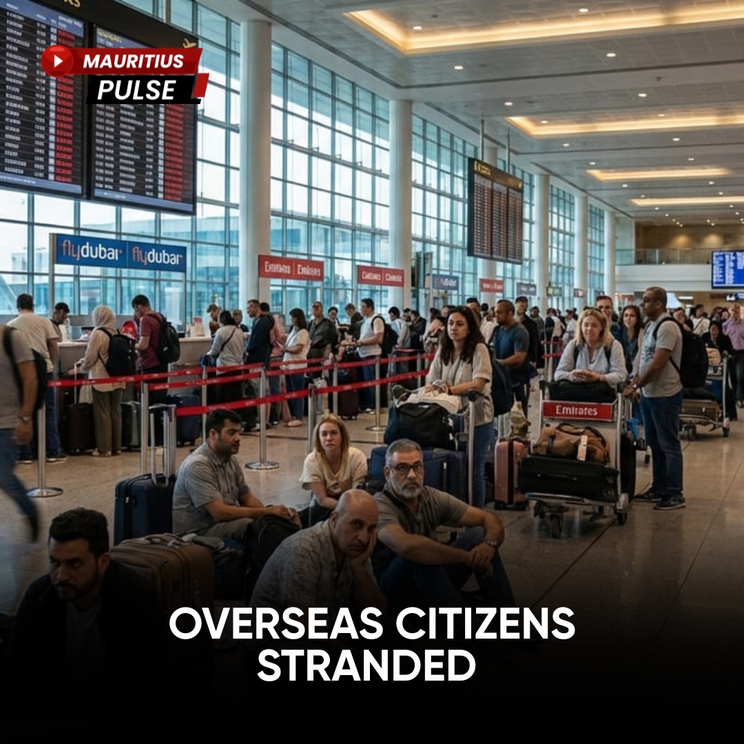 Mauritiuspulsen's tweet image. Over 2,000 Mauritian citizens remain stranded in the Middle East as missile strikes disrupt flights and raise safety concerns. Authorities are arranging urgent rescue and repatriation flights.

Read more: mauritiuspulsenews.com/2026/03/03/str…

#StrandedCitizens #Mauritius #MiddleEastCrisis