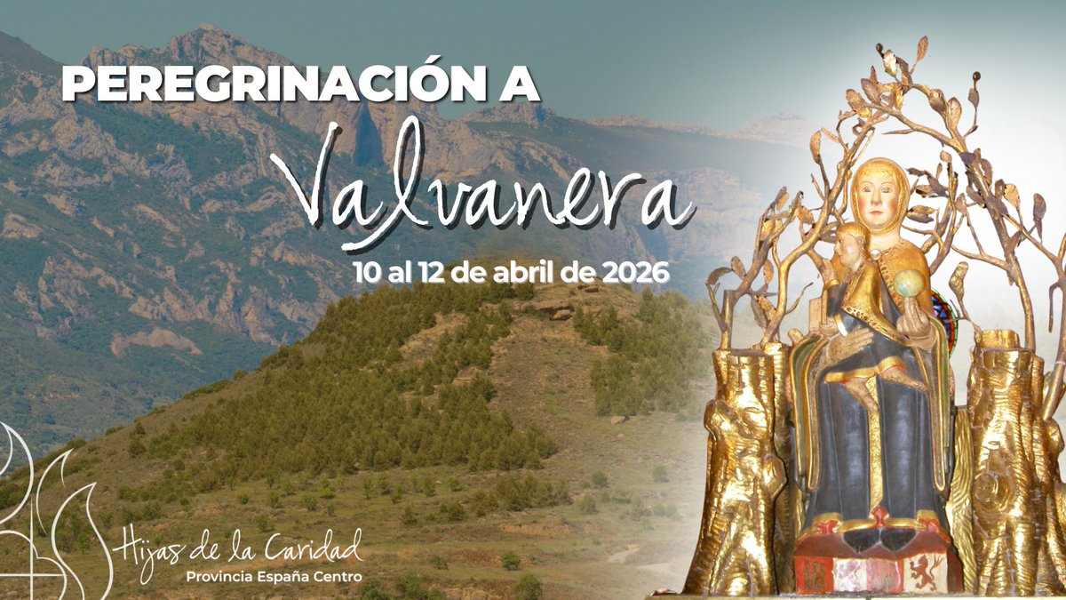 HijasCaridadEC's tweet photo. 🎒 ¡Este año nos vamos a #Valvanera!
🔛 Últimas plazas para los alumnos de 4°ESO de nuestros #ColegiosHHCC que quieran participar en la peregrinación al Monasterio de Valvanera, en #LaRioja.
Una experiencia de fe y convivencia que merecerá la pena 🤗 https://t.co/7SITH4KWCA