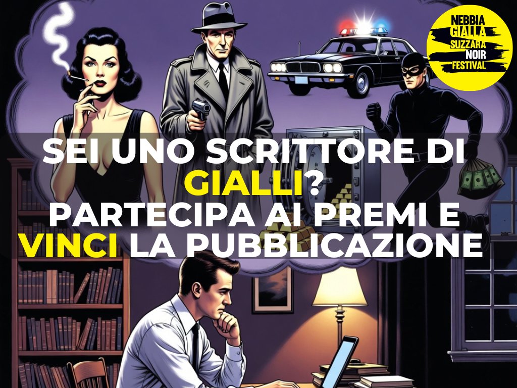 NebbiaGialla's tweet photo. 𝗦𝗲𝗶 𝘂𝗻𝗼 𝘀𝗰𝗿𝗶𝘁𝘁𝗼𝗿𝗲 𝗱𝗶 𝗴𝗶𝗮𝗹𝗹𝗶? 
Hai un 𝗿𝗼𝗺𝗮𝗻𝘇𝗼 o un 𝗿𝗮𝗰𝗰𝗼𝗻𝘁𝗼 che vorresti 𝚙𝚞𝚋𝚋𝚕𝚒𝚌𝚊𝚛𝚎? 
𝗣𝗮𝗿𝘁𝗲𝗰𝗶𝗽𝗮 ai nostri premi e 𝙫𝙞𝙣𝙘𝙞 𝙡𝙖 𝙥𝙪𝙗𝙗𝙡𝙞𝙘𝙖𝙯𝙞𝙤𝙣𝙚! 
Scade il 15 aprile!
Qui i bandi:  https://t.co/cZJ1bXrKSY https://t.co/K6ObqZWFYc