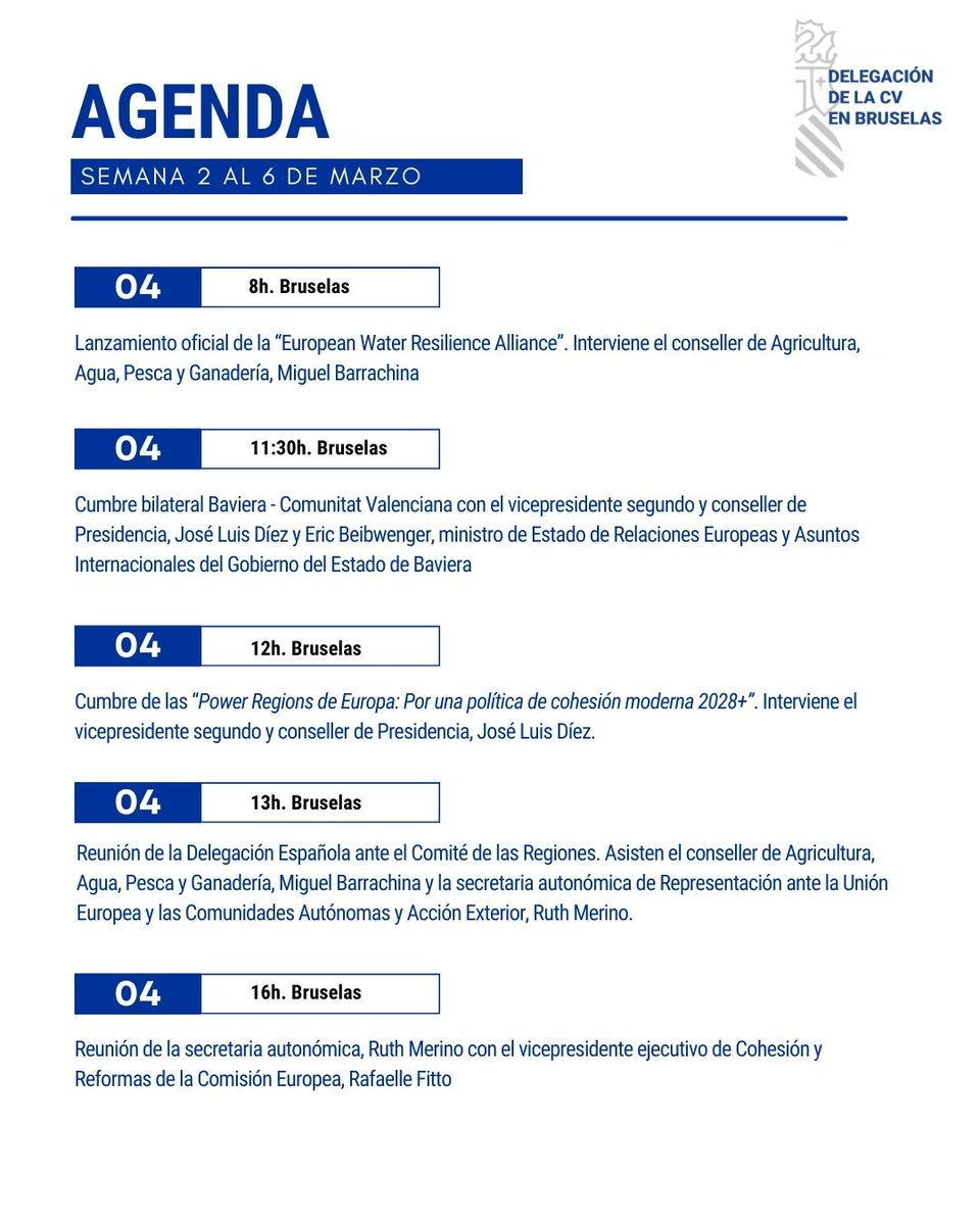 Delegación de la Comunitat Valenciana en Bruselas tweet media