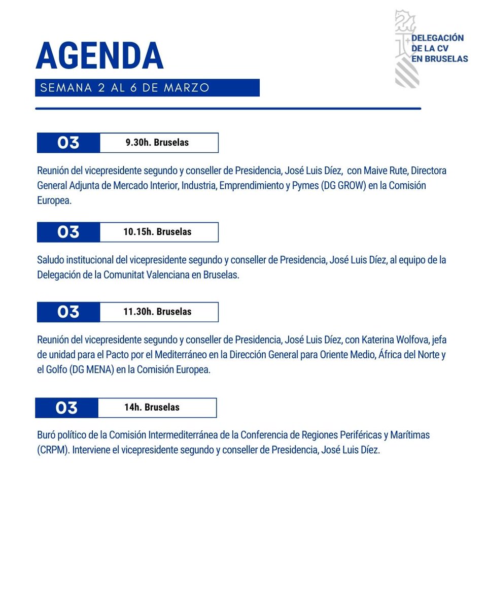 Delegación de la Comunitat Valenciana en Bruselas tweet media