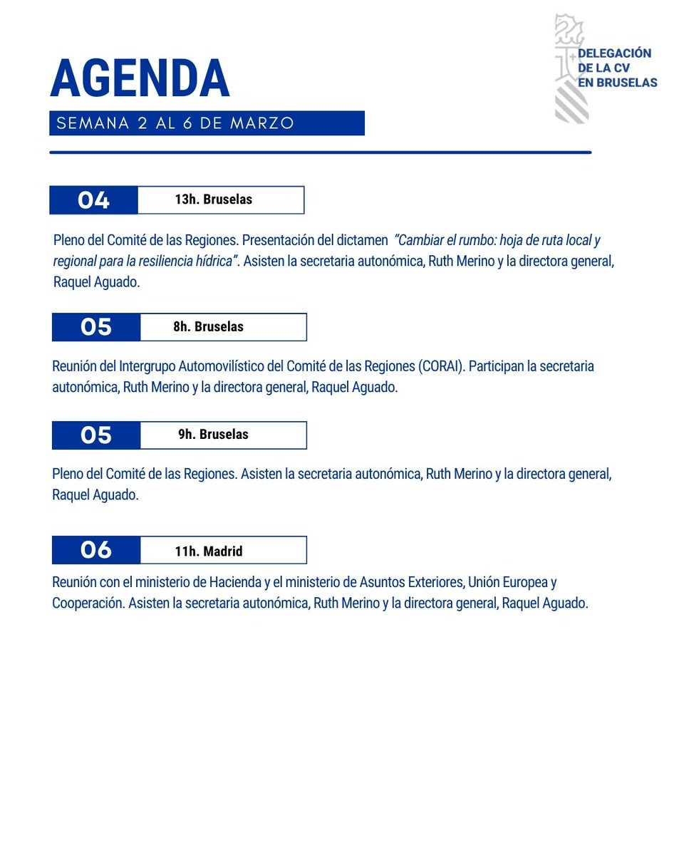 Delegación de la Comunitat Valenciana en Bruselas tweet media