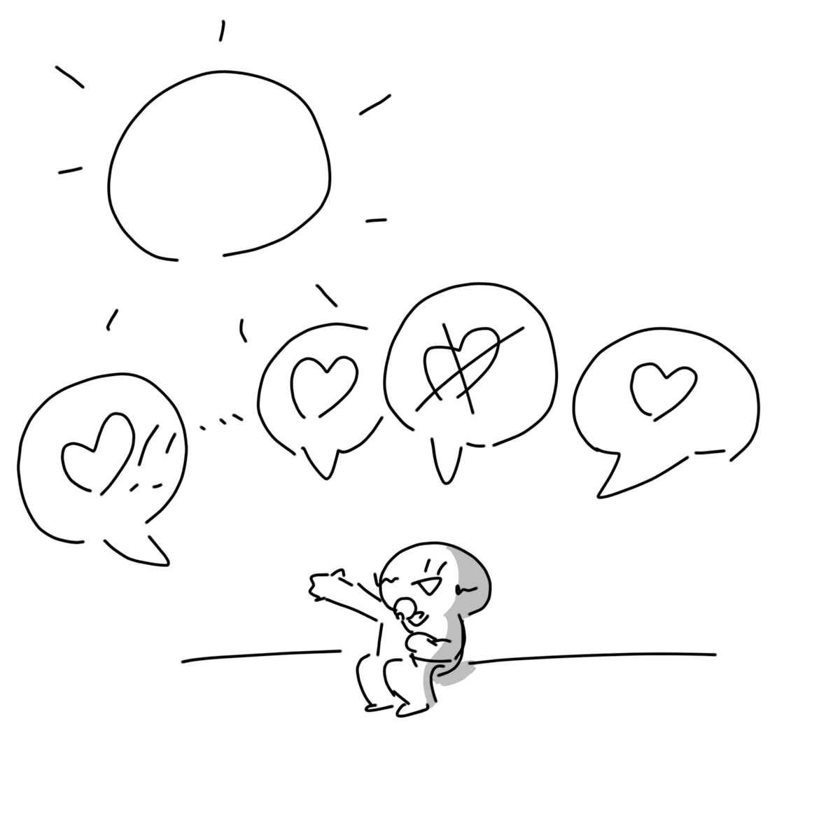 tadano_82's tweet photo. 10分で書いた4コマ漫画「初キス出来るかな占い」
クスって来たら君の勝ち！クスって来ないなら僕の10分が無駄になったってこと https://t.co/ZCD4QZHOmk