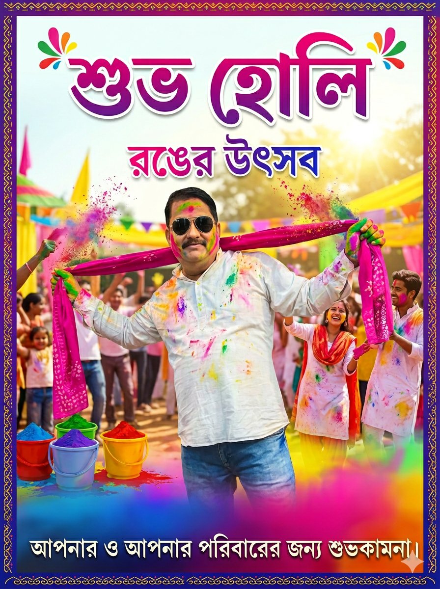 prasant59603211's tweet photo. সকলকে জানাই শুভ দোল পূর্ণিমা, বসন্ত উৎসব ও হোলির আন্তরিক শুভেচ্ছা এবং অভিনন্দন💐💐🧡
#happyholi2026 https://t.co/ji1JCgYBd9