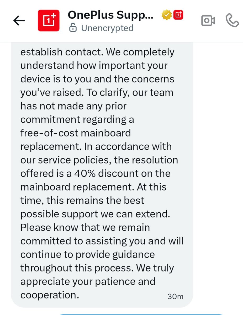 Prasadpk050's tweet image. Once a liar, always a liar! 🤥 @OnePlus_IN @OnePlus_Support​Now you backpedal to a 40% discount while my phone is held at your CLOSED Andheri center? This is a deliberate attempt to mislead me and government authorities.
​#OnePlusScam @jagograhakjago @ConsumerCourtIN @MoCA_GoI