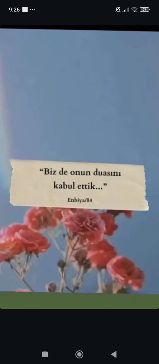 Denk geldiğim ayet .🫀