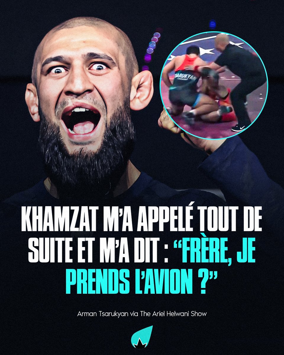 LaSueur_off's tweet image. Khamzat Chimaev a appelé Arman Tsarukyan après sa bagarre lors de son combat de lutte pour lui proposer son aide. 💀😭