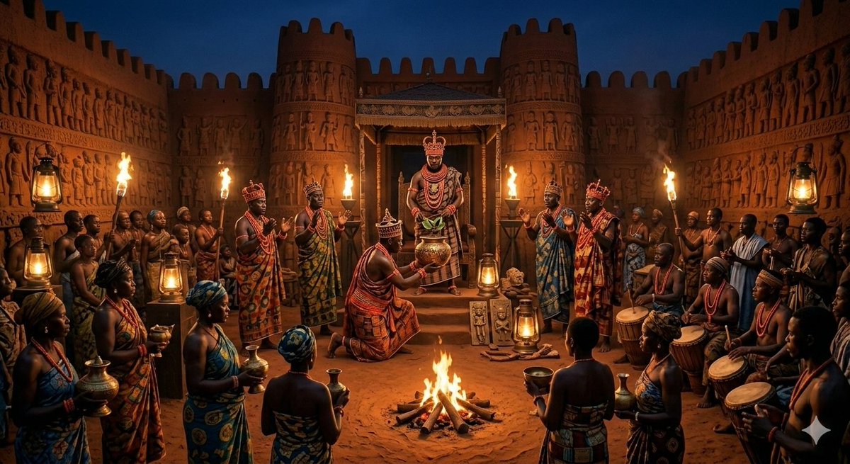 FictionXHistory's tweet photo. James Phillips, the British official, sought entry into Benin City during the sacred Igue festival. The Oba &amp; his chiefs forbade him. He ignored the warning &amp; advanced. Warriors intercepted him along the forest road. Phillips &amp; most of his party were killed. #BeninEmpire #History https://t.co/LrNCRNMEtW