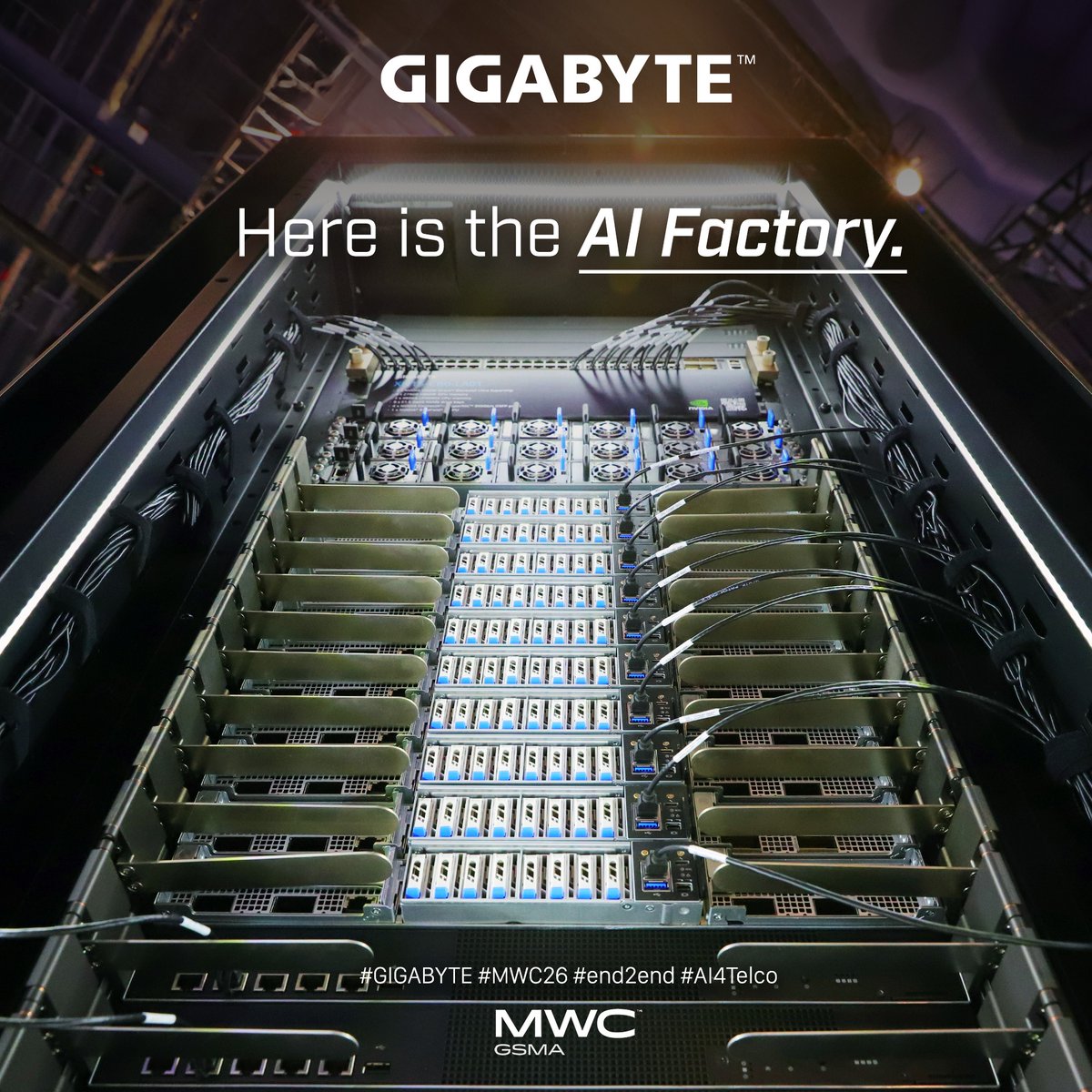 GIGABYTE_DE's tweet photo. #GIGABYTE #MWC26
Witness the future AI Factory >>> https://t.co/faDeRmf2GY
#end2end #AI4Telco @ gigabyte_official https://t.co/KWRVZZWkTw
