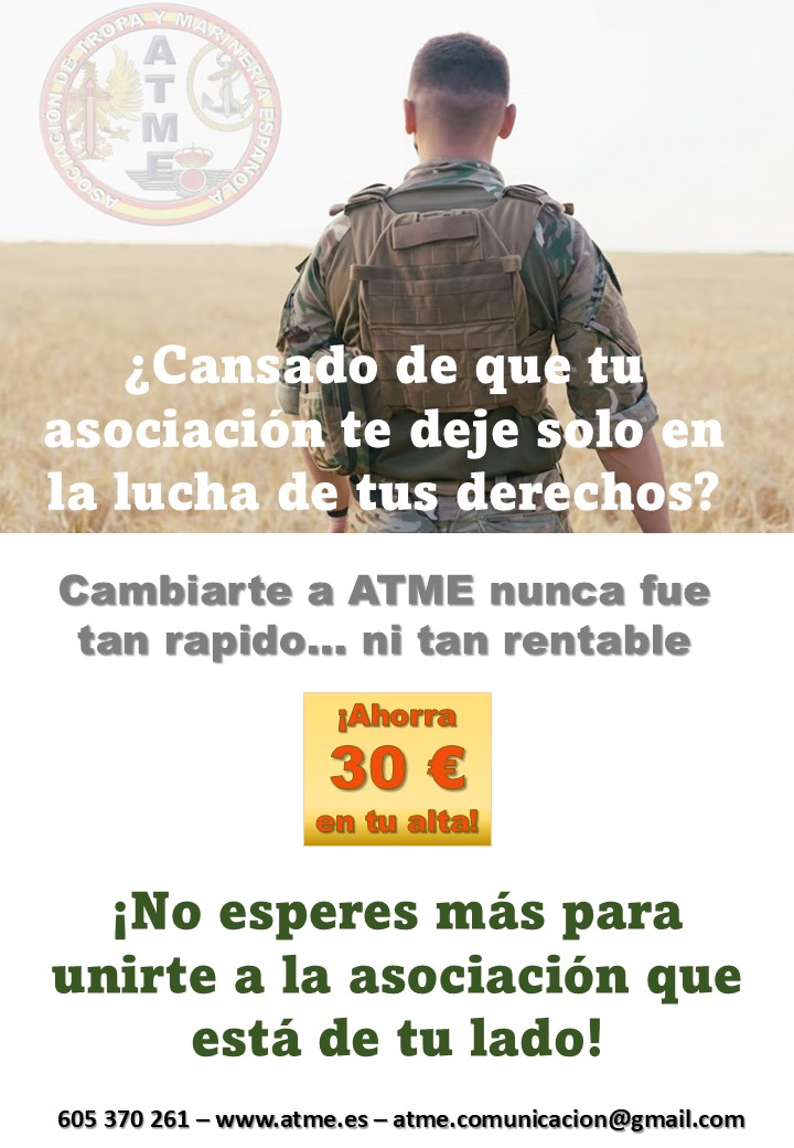Asociación de Tropa y Marinería Española ATME tweet media