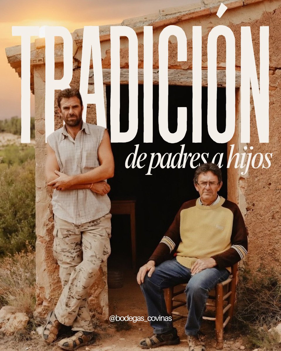 Bodegas_Covinas's tweet photo. Feliz Día del Padre.
A quienes nos enseñaron a amar la tierra, a respetar los tiempos y a entender el vino.
Una historia que pasa de padres a hijos, sin perder su esencia. 🍷
#Coviñas #DoUtielRequena #DíaDelPadre https://t.co/7EZu0mKvNt