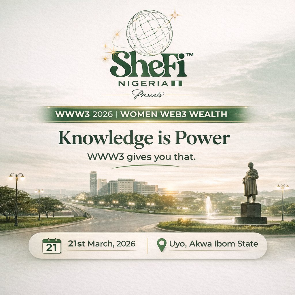 shefinigeria's tweet photo. The digital future belongs to confident women who understand that "Knowledge is power"

And powerful women stay informed.

Are you ready to be in the room of successful digital creators? 
This is the time to make that Decision 👇Register for WWW3 today and save you're a spot; https://t.co/XDFjRKW37R