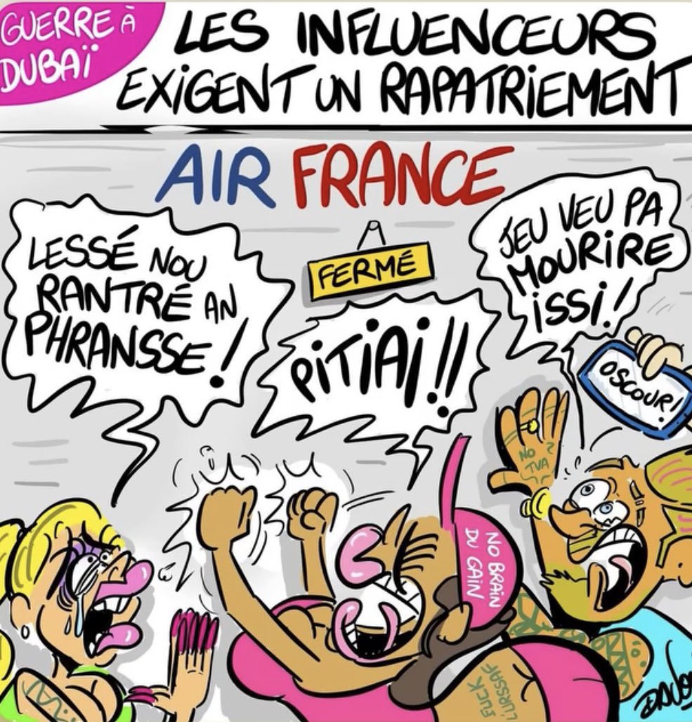 pthibaut's tweet photo. Sur les réseaux sociaux, en France et en Allemagne, on s’amuse des influenceurs expats à Dubai
“L’Allemagne veut les rapatrier des qu’ils auront rempli leur déclaration d’impôts” https://t.co/TnbC13Oa3L