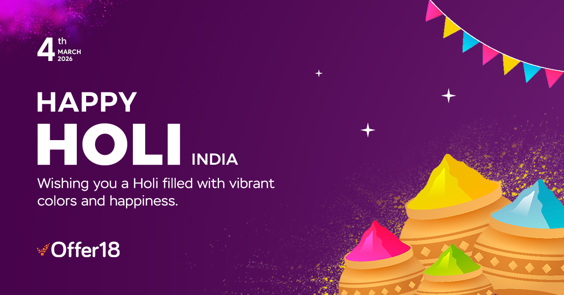 This Holi, paint your life with vibrant colors of joy and love. Celebrate togetherness, spread warmth, and let laughter wash your worries away.