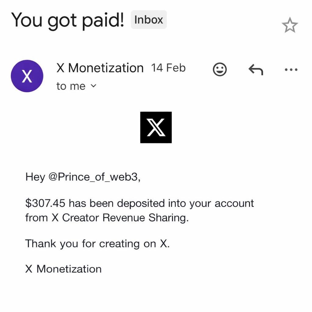 My plan is to make over $15k on X this year, this $413 is just for a start