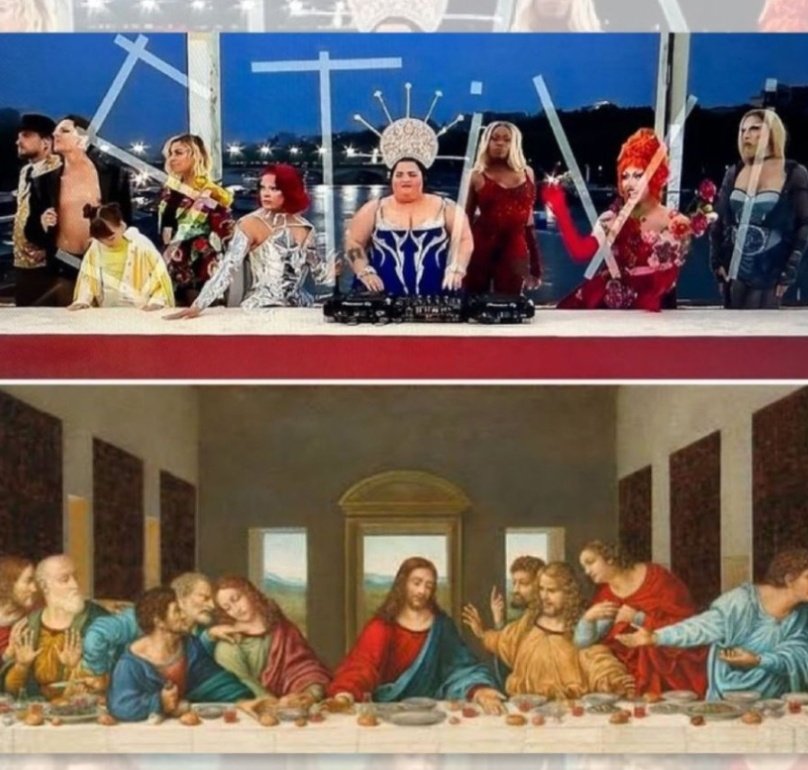 WorkerUnit1's tweet photo. @robinmonotti @Lukasz__80 After the 2024 Paris Olympics mocked Christianity doing a
"Gay Last Supper"?
I only remember ONE World leader condemning it (hint.. wasn't Trump or Bibi) https://t.co/L1xNxhL3ZP
