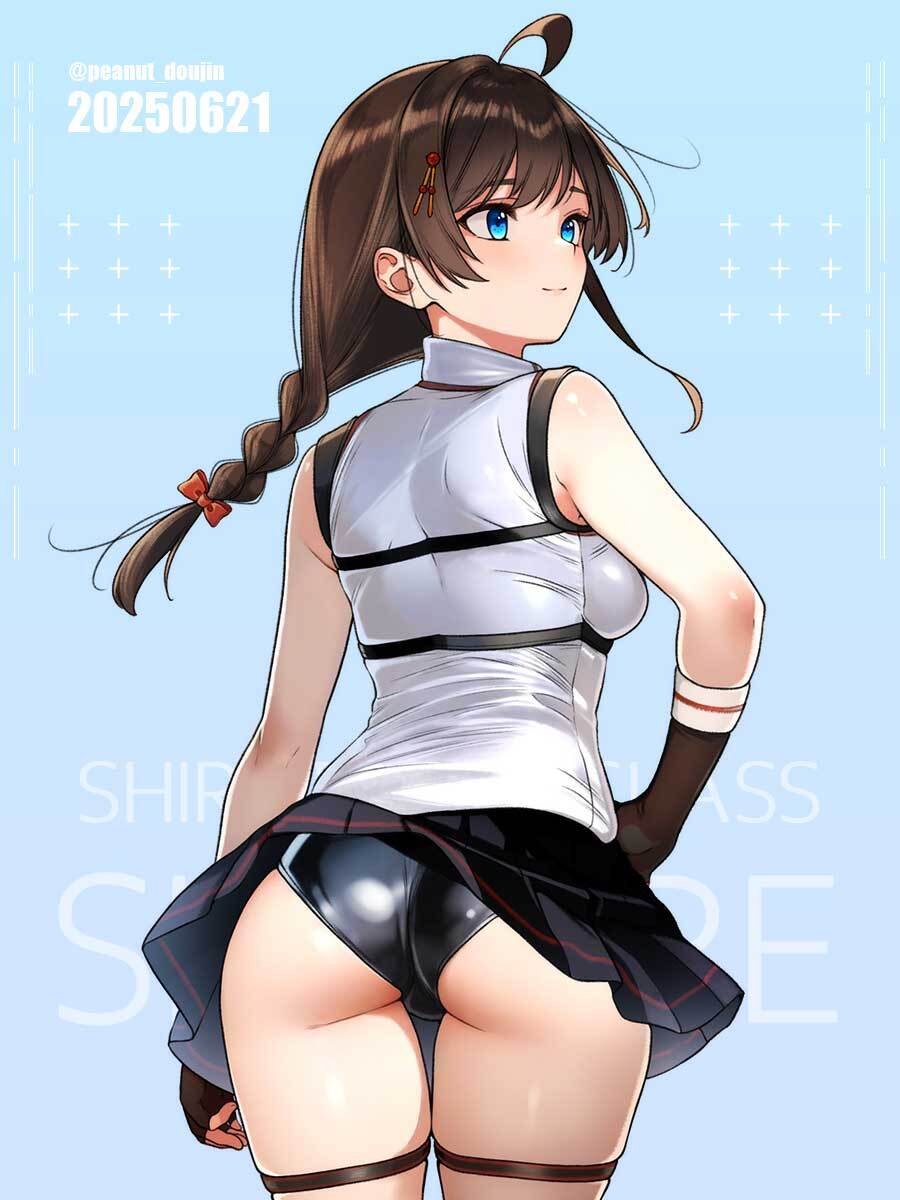 昨年夏コミの
『くちくかん!Summer Collection』の時雨です☺️
風になびくスカートの動きを大切にしながら描きました✨
意外とXでは初公開…かもしれません。

艦これ/時雨改三 