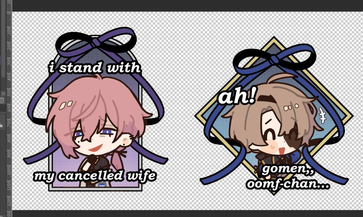 working on some stickers...