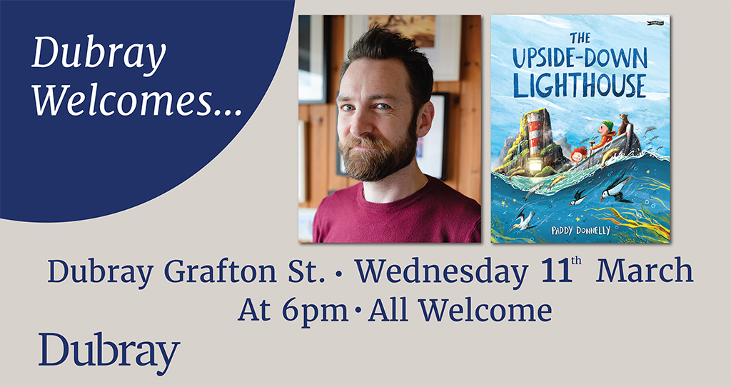 DubrayBooks's tweet image. We are absolutely delighted to be hosting the launch of Paddy Donnelly's latest picture book 'The Upside-down Lighthouse'✨

Dubray Grafton St, Wednesday 11th March, 6pm. All welcome!

Congratulations Paddy!
@paddy @theobrienpress
#childrensbooks #irishauthor #booklaunch