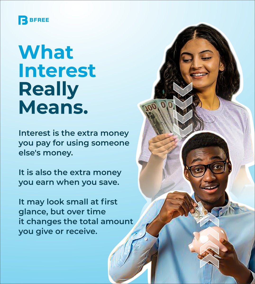 bfree_global's tweet photo. What is the first thing you check before borrowing? Comment, like, and share.
#BFREE #Finance #financialfreedom #financialliteracy #credit #CreditEducation #CreditAwareness #Interest #Interestrate #SmartBorrowing #BorrowWisely #DebtAwareness https://t.co/ZOa4QUMkyV