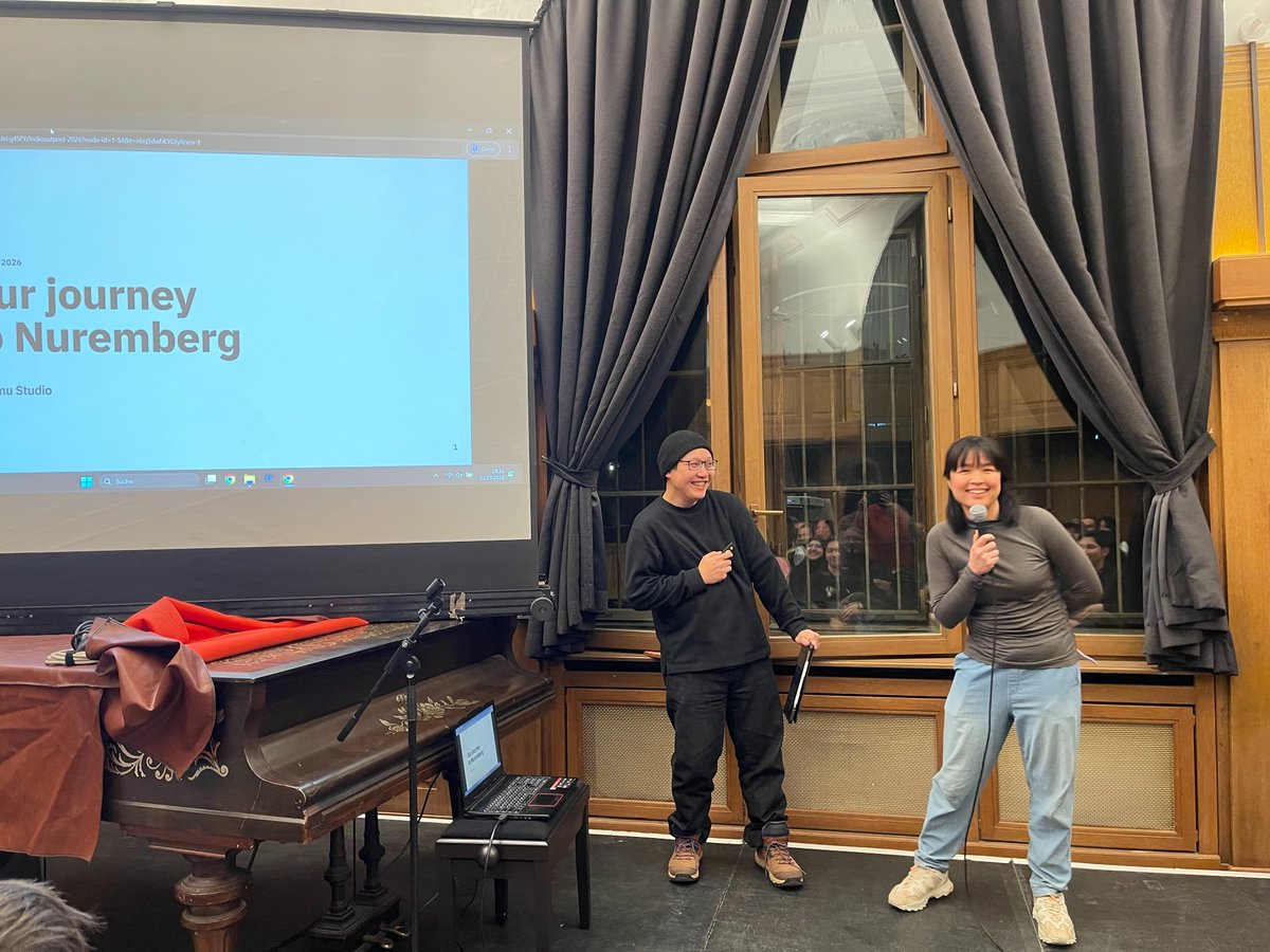indieoutpost's tweet photo. Thanks a ton for the nice evening and talks, @MimuStudio, @IppischHans and all the awesome guests! @MimuStudio had a very humble, honest and touching talk about their journey from Bangkok to Nuremberg, and Hans about his >40 year long career in gamedev. @GamesBavaria @CipSoft 😍 https://t.co/NyZdC707X0