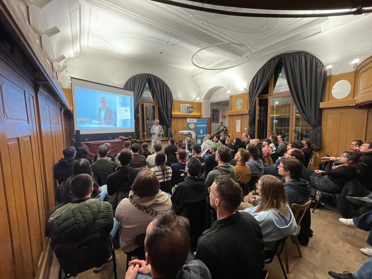 indieoutpost's tweet photo. Thanks a ton for the nice evening and talks, @MimuStudio, @IppischHans and all the awesome guests! @MimuStudio had a very humble, honest and touching talk about their journey from Bangkok to Nuremberg, and Hans about his >40 year long career in gamedev. @GamesBavaria @CipSoft 😍 https://t.co/NyZdC707X0