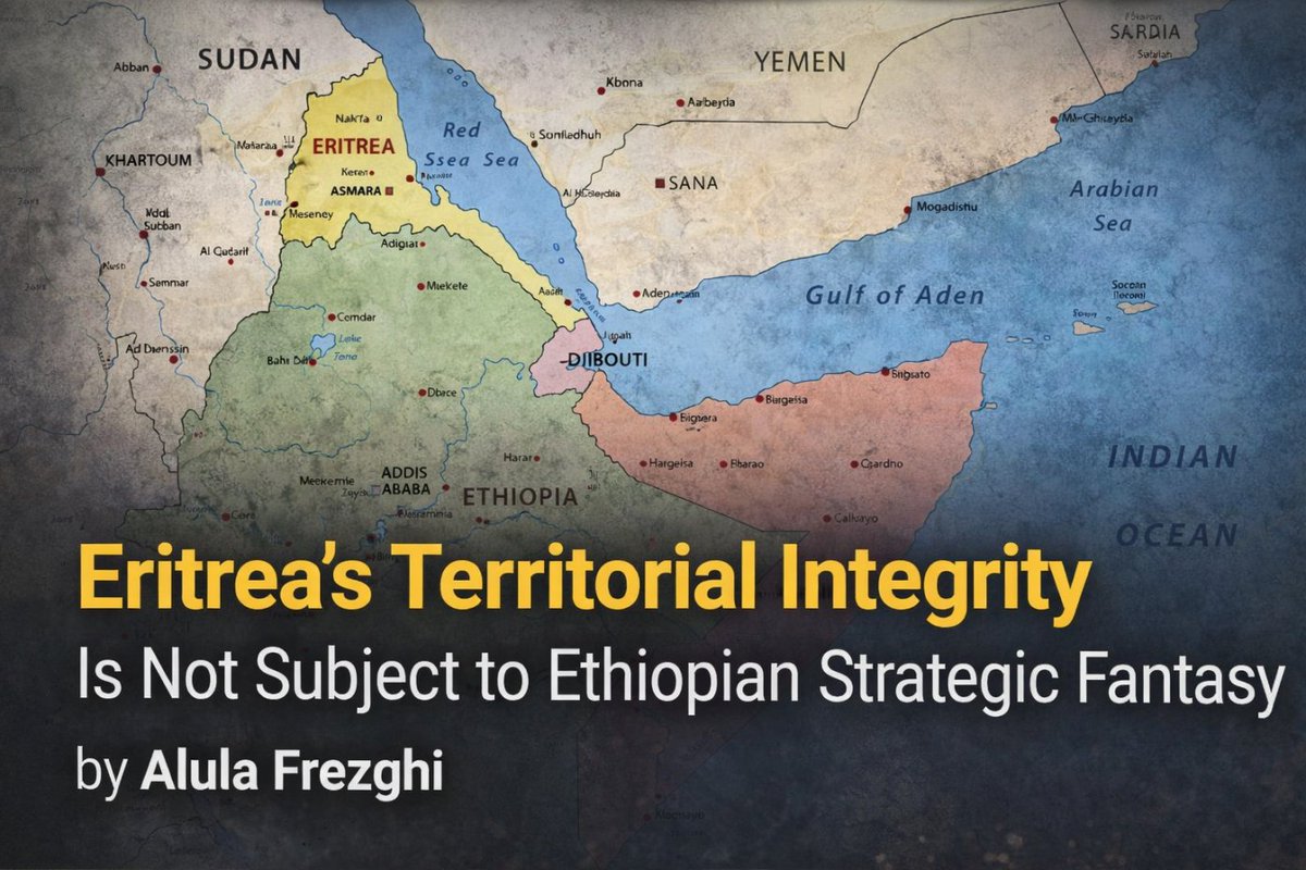 RedSeaBeacon's tweet photo. ERITREA’S TERRITORIAL INTEGRITY IS NOT SUBJECT TO ETHIOPIAN STRATEGIC FANTASY

There is an old English saying about the pot calling the kettle black, a caution against hypocrisy dressed as critique.
… Eritrea’s sovereignty is not a mood, a posture, or a negotiating tactic. It is a settled legal fact.
… In 1993, Eritreans voted overwhelmingly for independence in a referendum supervised by the United Nations Observer Mission to Verify The Referendum in Eritrea. The result was recognized internationally, including by Ethiopia itself.

Read more: https://t.co/8SjHIcFofK  by Alula Frezghi

#AfricanUnion #HornofAfrica #Eritrea #Ethiopia #Sudan #Somalia #Egypt @hawelti @shabait @EmbassyEritrea @hadnetkeleta @SirakBahlbi @Ghidewon @PMEthiopia @MFAEthiopia @MofaSudan @MOFASomalia @MfaEGYPT @_AfricanUnion @StateDept @AJEnglish @BBCWorld @AFP @TheEconomist @thenation @PressTV @Telegraph @nytimes @UN @dwnews @tesfanews @TheReporterET @gulf_news