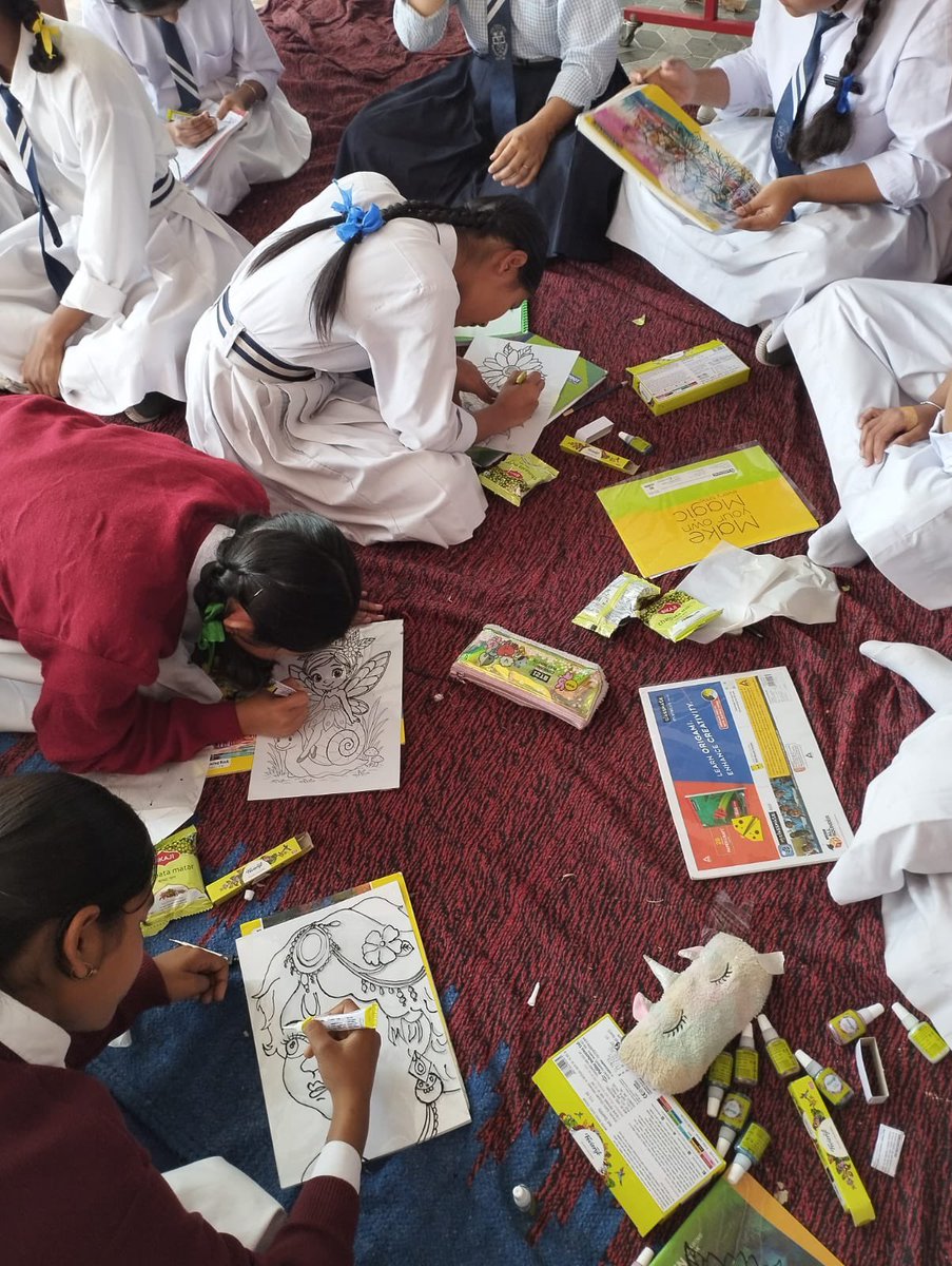 jnvdibrugarh's tweet photo. ✨ Paint. Play. Shine. Glass painting workshop, 21 Feb 2026 🖌️ #BaglessDay https://t.co/au2ZGOGvTJ