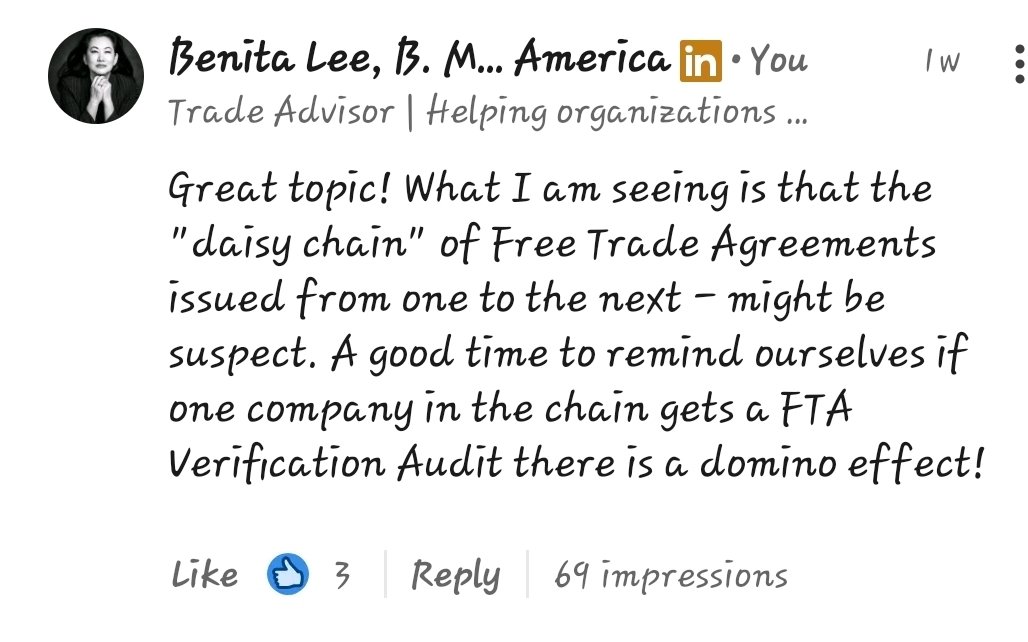 If one falls, the others start to fall one by one. Informed compliance or enforced compliance, I ask you?