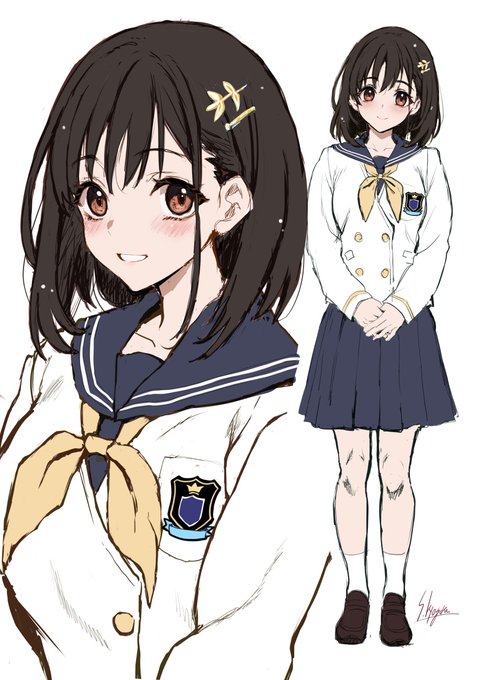 こういう感じの子で何か描きたいんですよね 