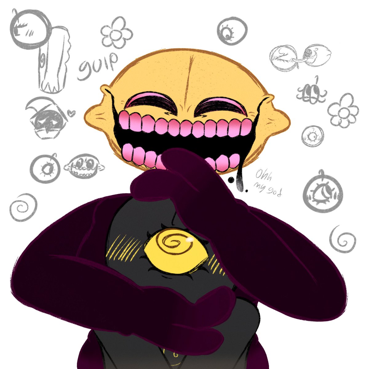 eyeheartlemons's tweet photo. okay it was neither later or tomorrow but the THIRD day!

awww I spent four hours on this awwwwwwwww I love monster he's so cutesy

#monsterfnf #FNF #yumeship https://t.co/43RWxdGUP8