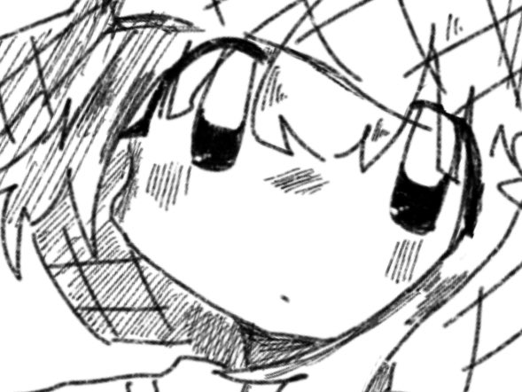 目に輝きを追加したらもっとかわいい