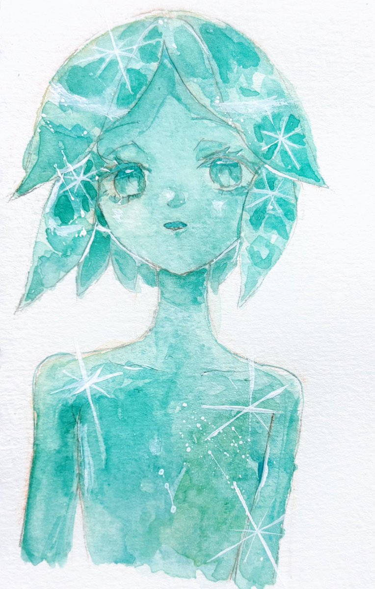 kannkitu_noyu's tweet photo. つま先から髪の先まで宝石だなんて本当に美しい存在だよね💎🌿

#housekinokuni_fanart https://t.co/J9lKhdSy7y