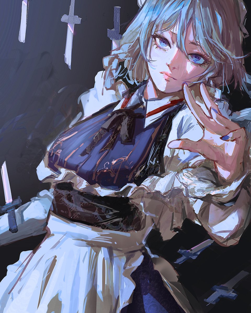testing some painting method. Sakuya Izayoi