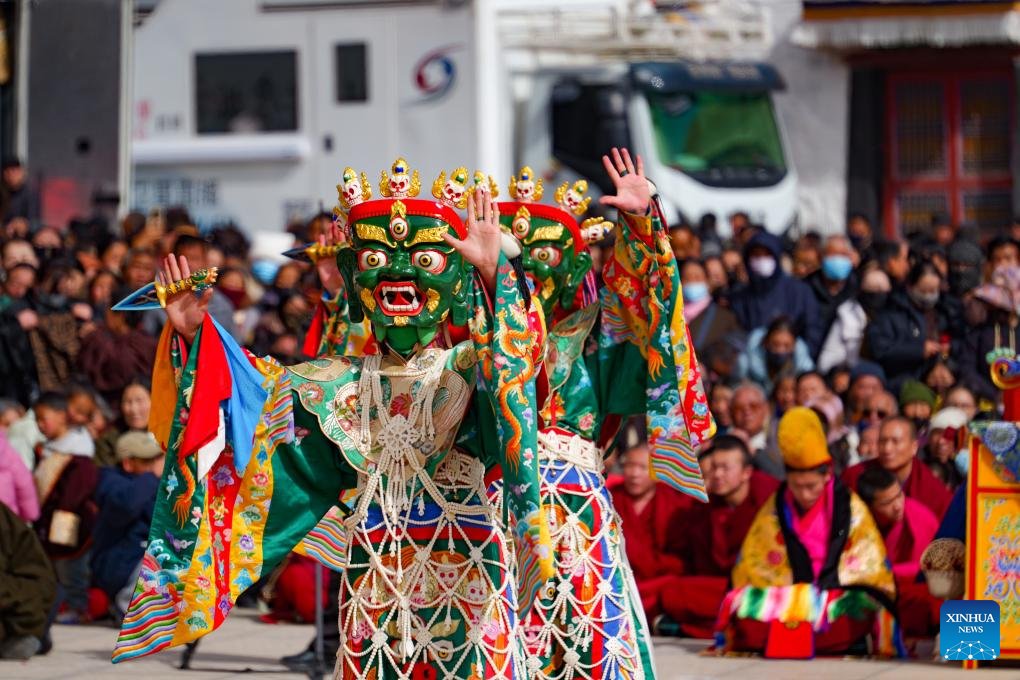 KangbaTV's tweet image. The annual event of exorcism #dance to pray for good luck in the new year was held here on Monday. Built in 1709, Labrang Monastery is one of the six great #monasteries of the Gelug Sect of #Tibetan Buddhism. #plateau #Buddhism