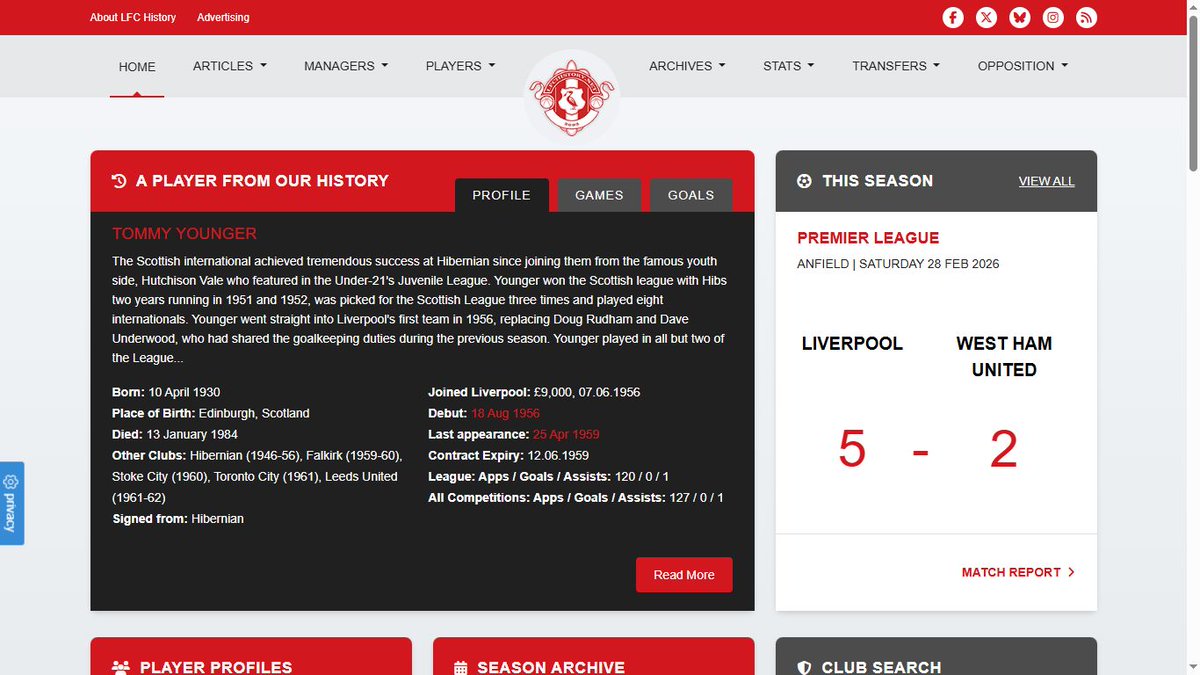 LFChistory.net tweet media