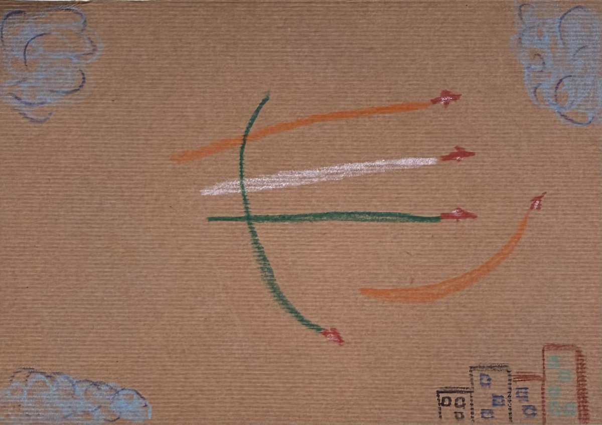 Suryakiran_IAF's tweet photo. This young fan’s rendition of Suryakiran Team’s “DNA” manoeuvre is a beautiful reminder that inspiration takes flight in many forms! This is exactly why we do what we do.

#suryakiran #inspiration #motivation #skat #art https://t.co/uGwXirdNnx