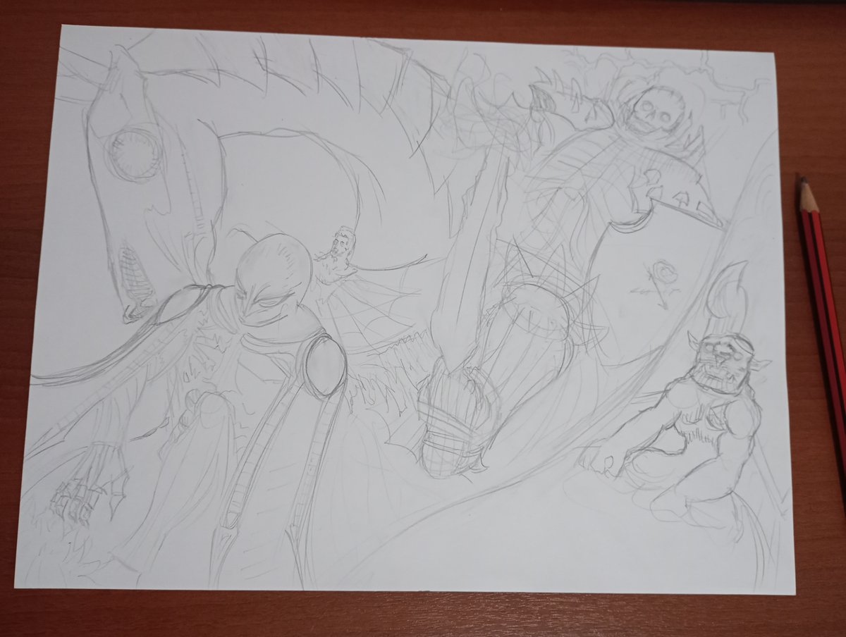 Worsu_'s tweet photo. Cuadrito de Berserk en tinta https://t.co/qash25FjM1