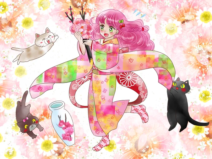 今日はひな祭りでしたね 引っ越してきてから一度もお雛様を出していません( ゜Д゜) 毎年、来年こそ出そうと思うのですが・・ 来年こそ出します こちらは過去絵です