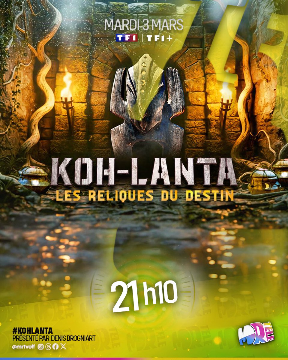misteralex_off's tweet image. L’aventure @kohlantatf1 recommence CE SOIR ! 🔥 

🏺 #KohLanta 
🗓️ Ce soir 
⌚️ 21h10
🎤 @DenisBrogniart 

Sur @TF1 | @tf1plus 
#MisterTV