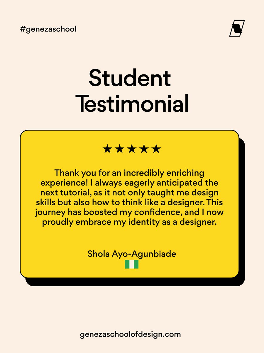 genezaschool's tweet image. #Testimonials⭐ Reviews from our students says it all! 

✨ Learn at your own pace, on your own schedule.

✨ 100% online with expert guidance every step of the way.

✨ Earn your certificate as soon as you complete the course!

If you've been waiting for the perfect moment, this