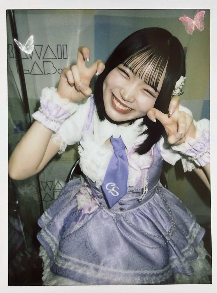 2/28 札幌大特 6部④ このチェキポめちゃ可愛い☺️ #真鍋凪咲 #すきの